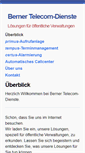 Mobile Screenshot of berner-telecom.de