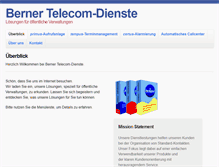 Tablet Screenshot of berner-telecom.de